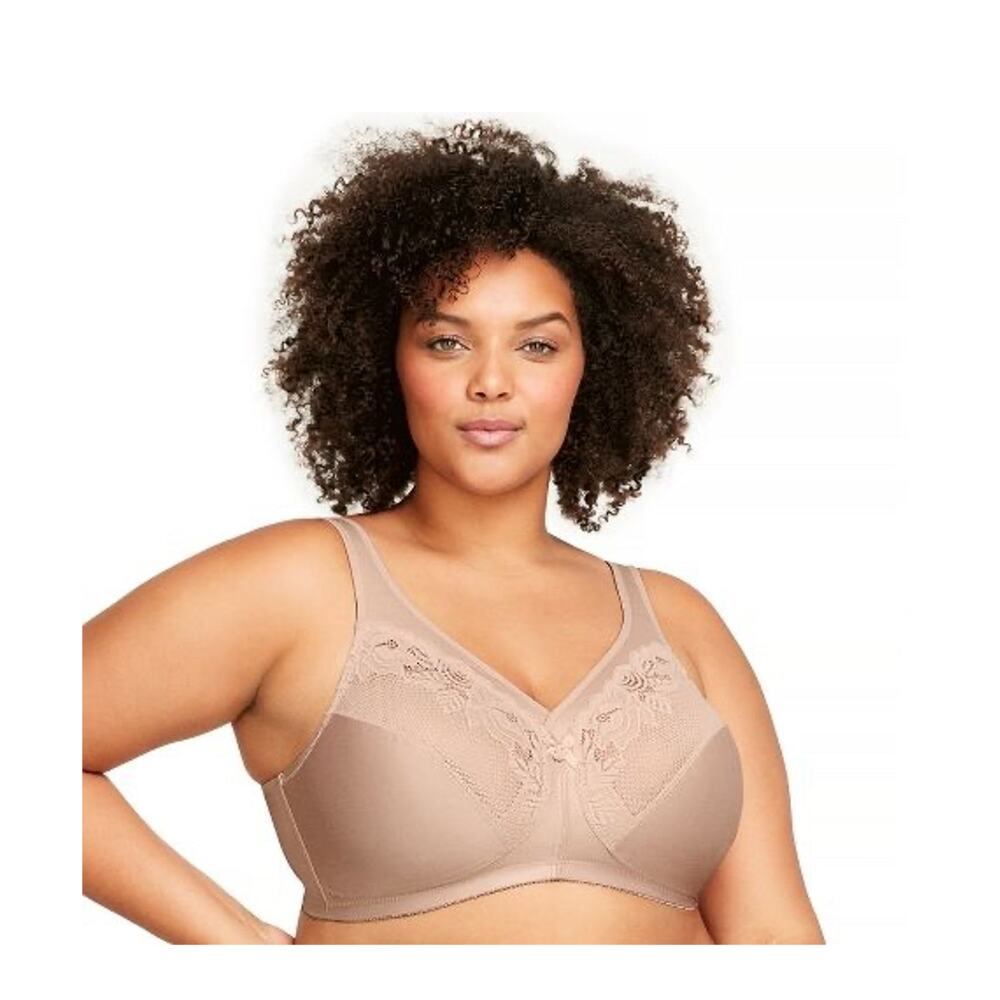 Glamorise Womens MagicLift Minimizer Wirefree Bra 36G